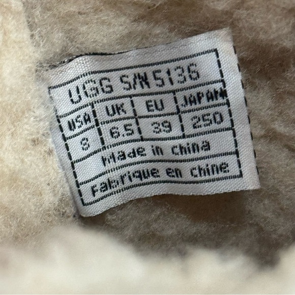 UGG Australia La Jolla Brown Leather Ankle Boots Size 8 Goober Winter - Picture 8 of 12